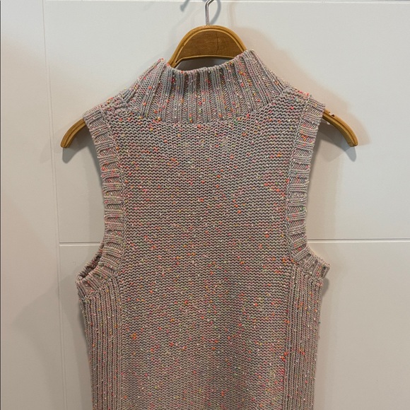 Anthropologie Knit Sweater vest with Colorful Accents size medium - Picture 5 of 6